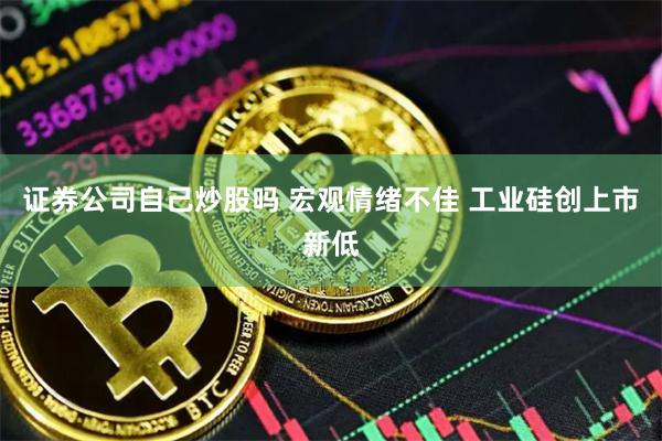 证券公司自己炒股吗 宏观情绪不佳 工业硅创上市新低